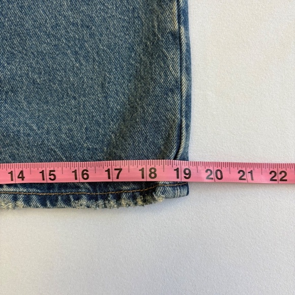 Levi’s Ankle Column Skirt, Waist 25, Distressed Blue (Medium Wash), NWT - Picture 12 of 16